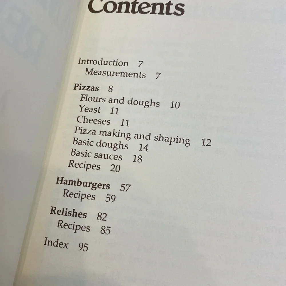 1983 Pizza Hamburgers and Relishes Vintage Cookbook - Picture 6 of 8